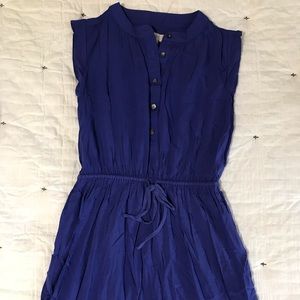 Blue loft dress